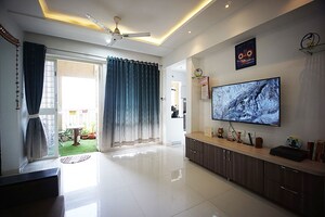 Living Room in 2 BHK Apartment at Wakad – for Sale
