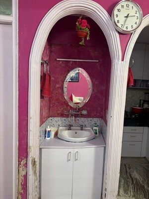 Bathroom in 2 BHK Builder Floor at Paryavaran Complex – for Rent