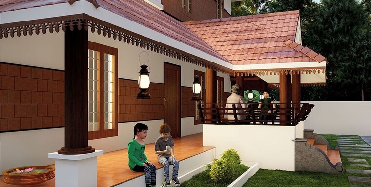 Exterior View, punkunnam 3 Bedroom 2500 Sq.Ft. Villa In Punkunnam Thrissur 10488516