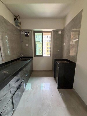 Kitchen in 3 BHK Apartment at Runwal Nirvana, Parel – for Rent