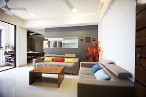 Living Room in 3 BHK Apartment at Naranpura – for Sale