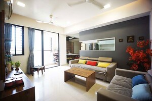 Living Room in 3 BHK Apartment at Naranpura – for Sale