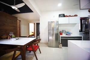 Kitchen in 3 BHK Apartment at Naranpura – for Sale