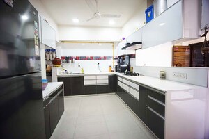 Kitchen in 3 BHK Apartment at Naranpura – for Sale