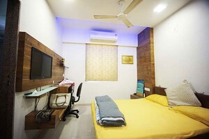 Living Room in 3 BHK Apartment at Naranpura – for Sale