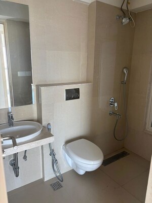 Bathroom in 3 BHK Apartment at L And T Rejuve 360, Mulund West – for Rent