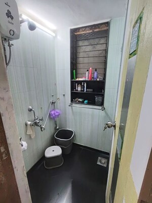 Bathroom in 1 BHK Apartment at Shree Mahavir Darshan, Lower Parel – for Rent