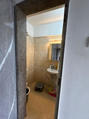 Bathroom in 2 BHK Apartment at BG Monte Verita North Annexe, Borivali East – for Rent