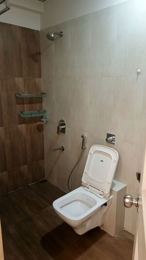 Bathroom in 2.5 BHK Apartment at Vijay Orovia, Ghodbunder Road – for Rent