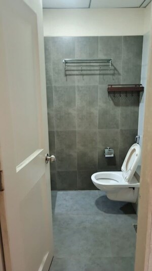Bathroom in 2.5 BHK Apartment at Vijay Orovia, Ghodbunder Road – for Rent