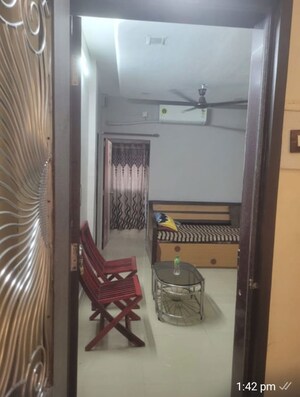Living Room in 1 BHK Apartment at Chincholi Apartment, Malad West – for Rent