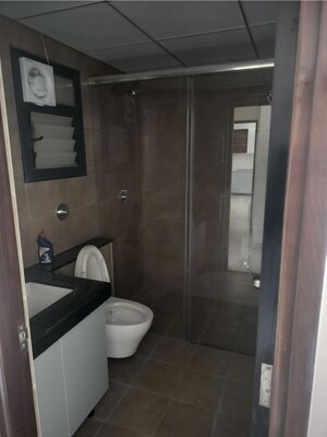 Bathroom in 2 BHK Apartment at Puravankara Purva Atmosphere, Thanisandra Main Road – for Rent