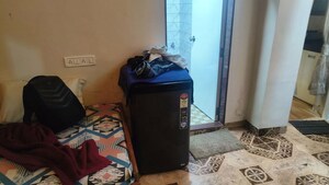 Living Room in 1 RK Apartment at Vijay Kunj CHS, Santacruz East – for Rent