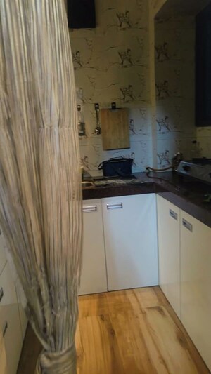 Kitchen in 1 RK Apartment at Vijay Kunj CHS, Santacruz East – for Rent