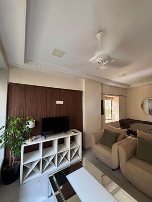 Living Room in 2 BHK Apartment at Union Park Khar West, Khar West – for Rent