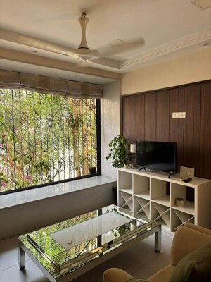 Living Room in 2 BHK Apartment at Union Park Khar West, Khar West – for Rent
