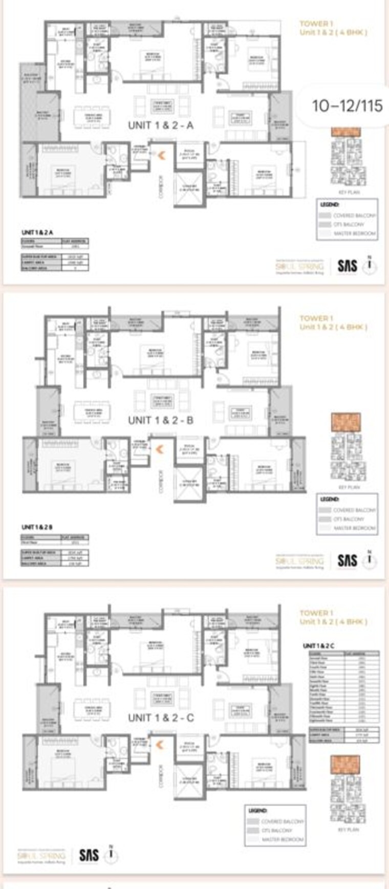 Floor Plan, svamitva-soul-spring 4 Bedroom 2575 Sq.Ft. Apartment In Hsr Layout Bangalore 10488830