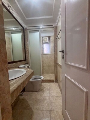 Bathroom in 3 BHK Apartment at Hiranandani Heritage Tower, Powai – for Rent