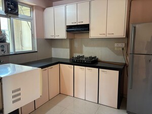 Kitchen in 3 BHK Apartment at Hiranandani Heritage Tower, Powai – for Rent