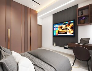 Bedroom in 2.5 BHK Apartment at Supreme Shree Shreyas CHS, Santacruz East – for Rent