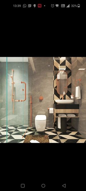 Bathroom in 2.5 BHK Apartment at Supreme Shree Shreyas CHS, Santacruz East – for Rent