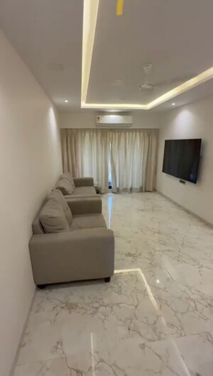 Living Room in 2 BHK Apartment at JP Unity Tower, Lower Parel – for Rent
