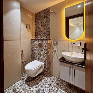 Bathroom in 3 BHK Builder Floor at Uttam Nagar – for Sale