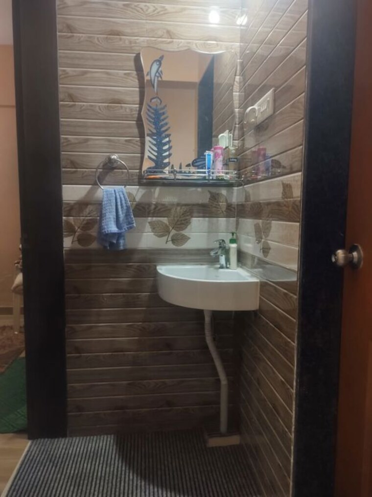 Bathroom, sr-om-paradise 2 Bedroom 1000 Sq.Ft. Apartment In Sus Pune 10489155