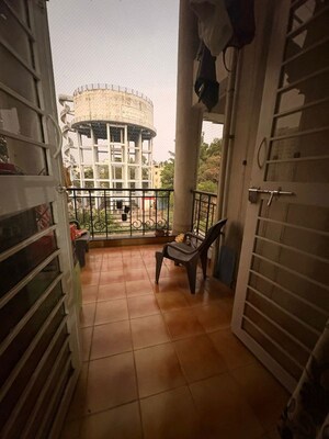 Balcony in 3 BHK Apartment at Nyati Environ, Tingre Nagar – for Rent