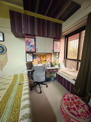 Bedroom in 3 BHK Apartment at Nyati Environ, Tingre Nagar – for Rent