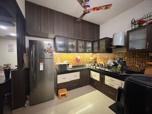 Kitchen in 3 BHK Apartment at Nyati Environ, Tingre Nagar – for Rent