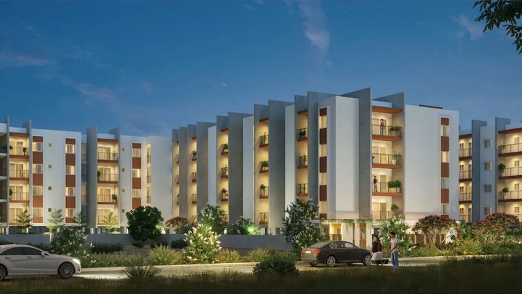 Exterior View, jp-iris 2 Bedroom 1185 Sq.Ft. Apartment In Hoskote Bangalore 10489196