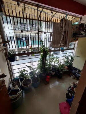 Balcony in 2 BHK Apartment at B Desai Anand Crystal, Tragad – for Sale