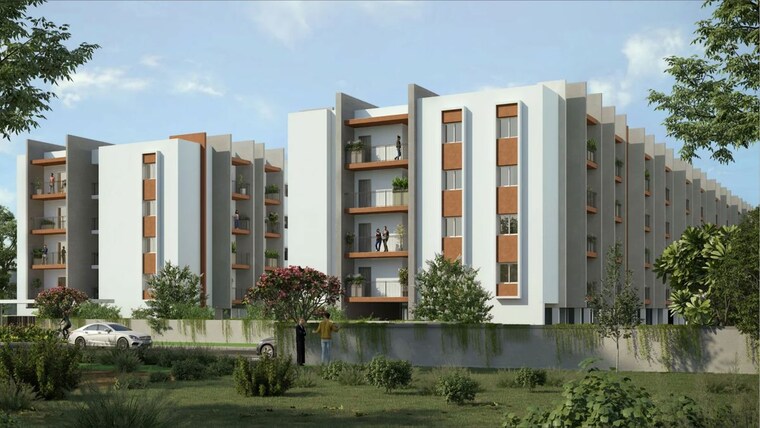 Exterior View, jp-iris 3 Bedroom 1560 Sq.Ft. Apartment In Hoskote Bangalore 10489204