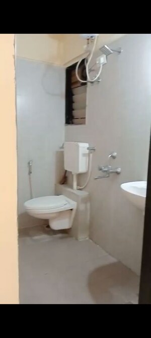 Bathroom in 1 BHK Apartment at HDIL Premier Exotica, Kurla West – for Rent