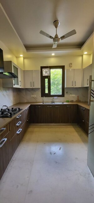Kitchen in 4 BHK Builder Floor at South City 1 – for Rent