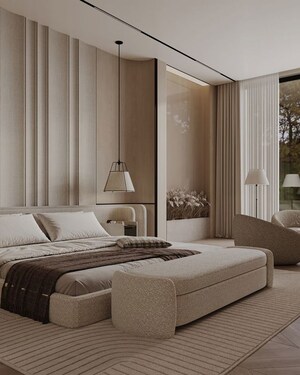 Bedroom in 5 BHK Apartment at Khar West – for Rent