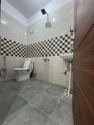 Bathroom in 2 BHK Builder Floor at Chattarpur – for Rent