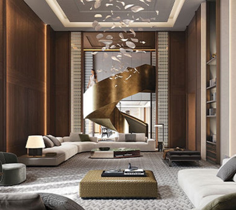 Living Room, lodha-avalon 6+ Bedroom 19726 Sq.Ft. Penthouse In Juhu Mumbai 10483797