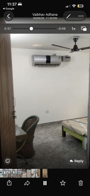 Bathroom in 1 RK Apartment at Emaar MGF City Vinayak Apartment, Sector 55 – for Rent