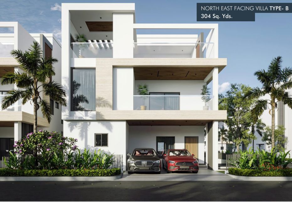 4 BHK + Pooja Room,Study Room 238 Sq.Yd. Villa in SV Achyuta