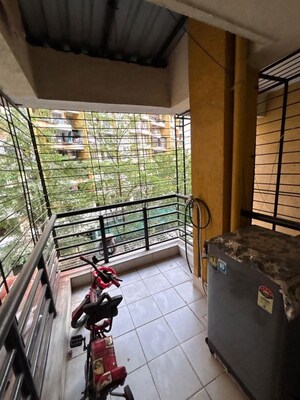 Balcony in 1.5 BHK Apartment at R Euphoria Apartments, Kondhwa – for Rent