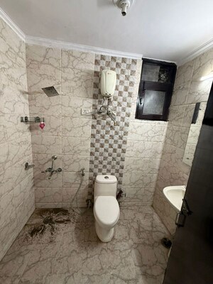 Bathroom in 3 BHK Villa at Sainik Farm – for Rent