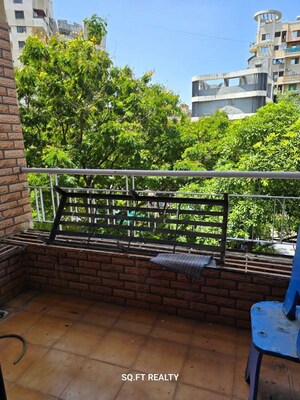 Balcony in 4 BHK Apartment at Kumar Pragati, Nibm Road – for Rent