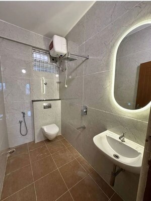 Bathroom in 3 BHK Apartment at AR Avenue, Indiranagar – for Rent