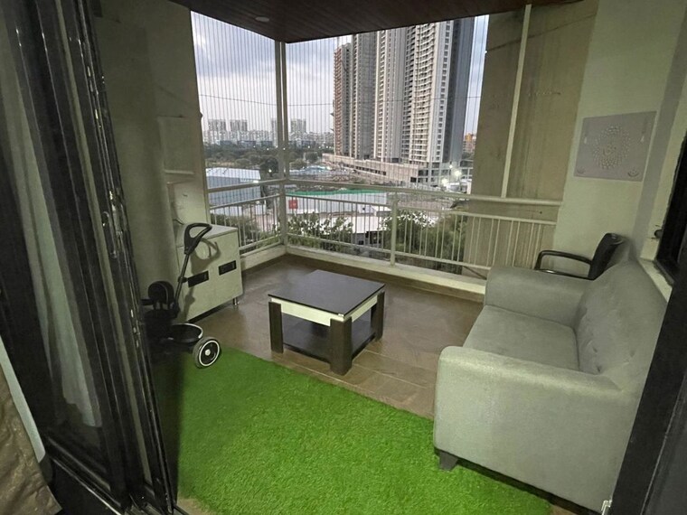 Balcony, blue-pearl-204-blue-paradise 2 Bedroom 1000 Sq.Ft. Apartment In Baner Pune 10488073