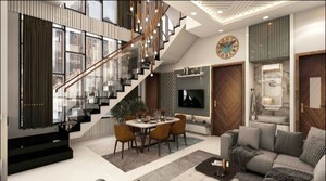 Living Room in 4 BHK Villa at Vaishali Nagar – for Sale