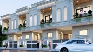 4 BHK Villa – Exterior View View at Mansarovar Extension - for Sale