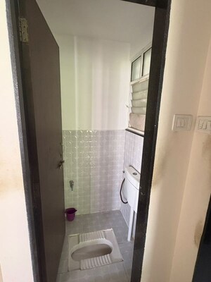 Bathroom in 1 BHK Apartment at Mak Snehangan Residency, Wakad – for Rent