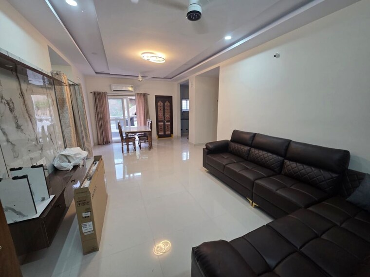 Living Room, dheeraj-kakatiya-residency 3 Bedroom 2000 Sq.Ft. Apartment In Nagaram Hyderabad 10489653